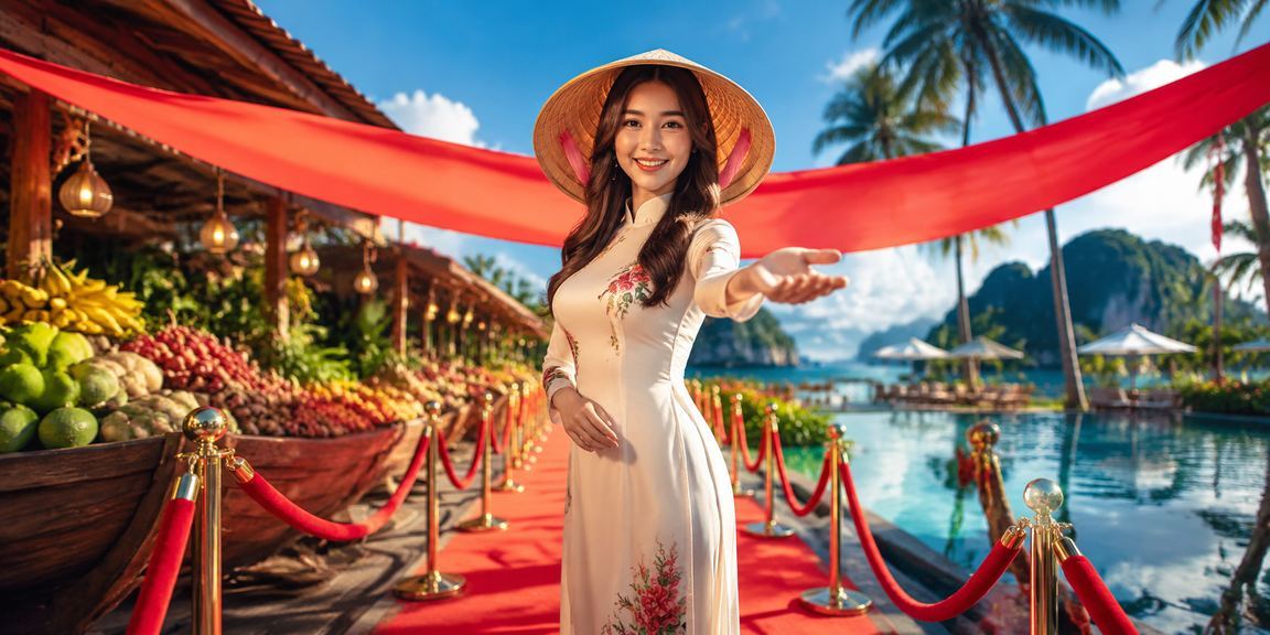 Người dùng đội nón lá theo dõi kèo thể thao tại vùng Mekong